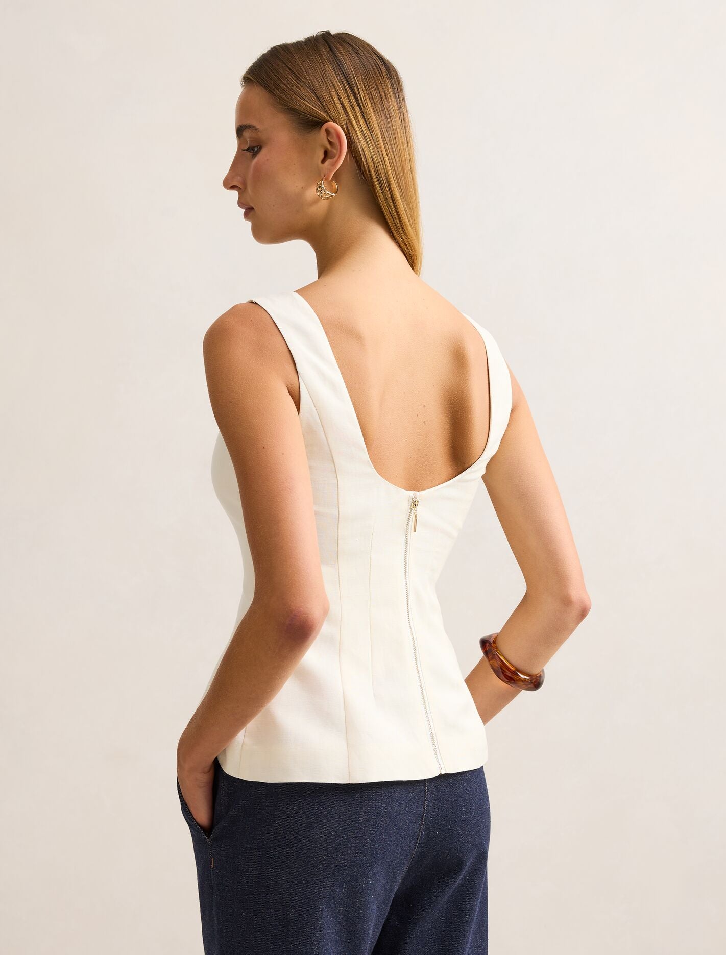 Camila Open Back Top Forever New