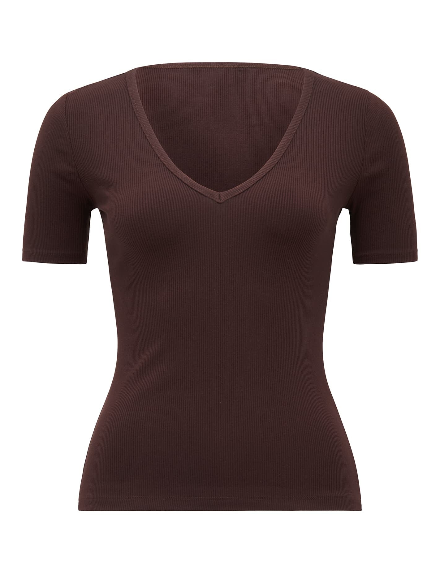 Clio V Neck Half Sleeve T-Shirt Forever New