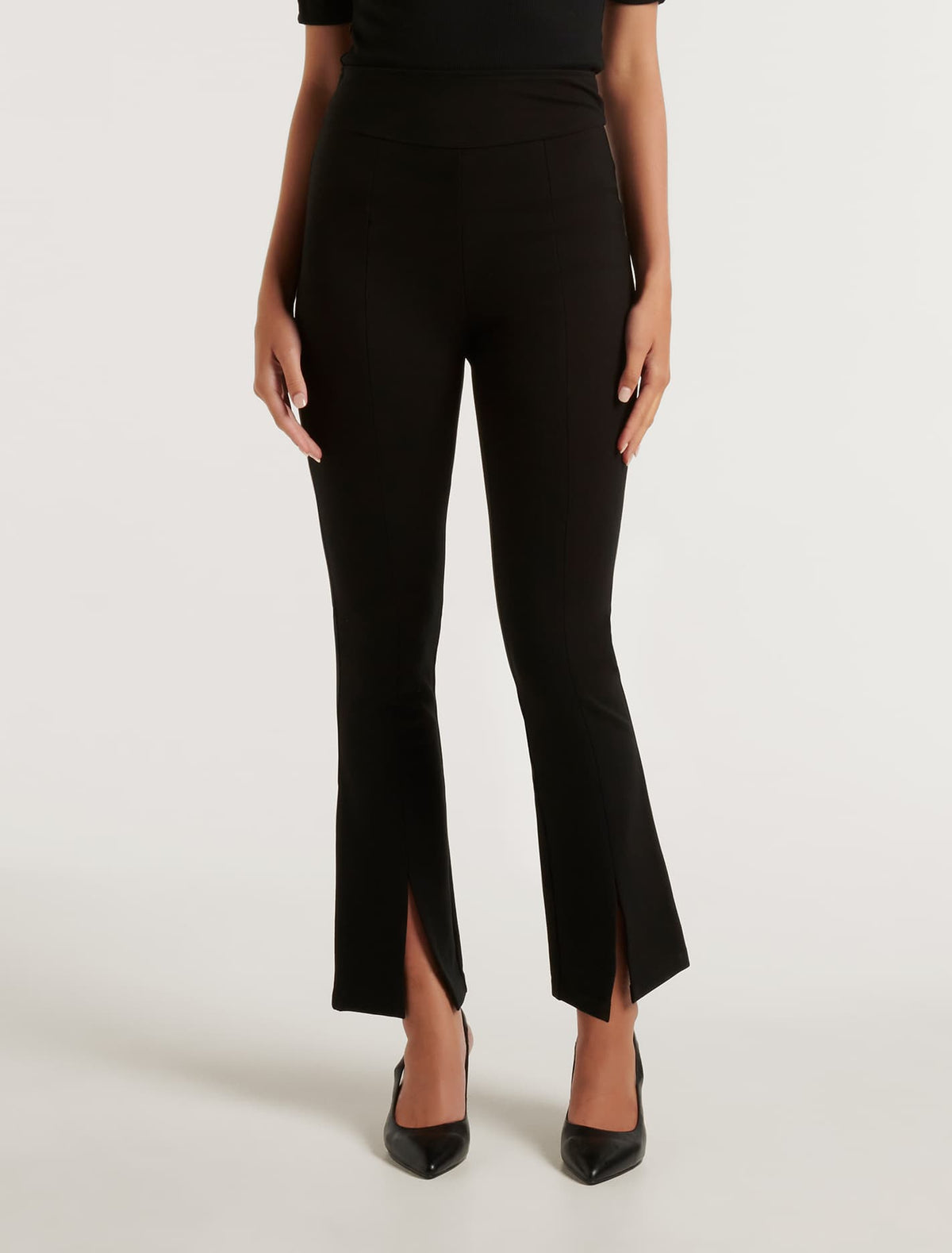 Layla Split Leg Ponte Pants Forever New