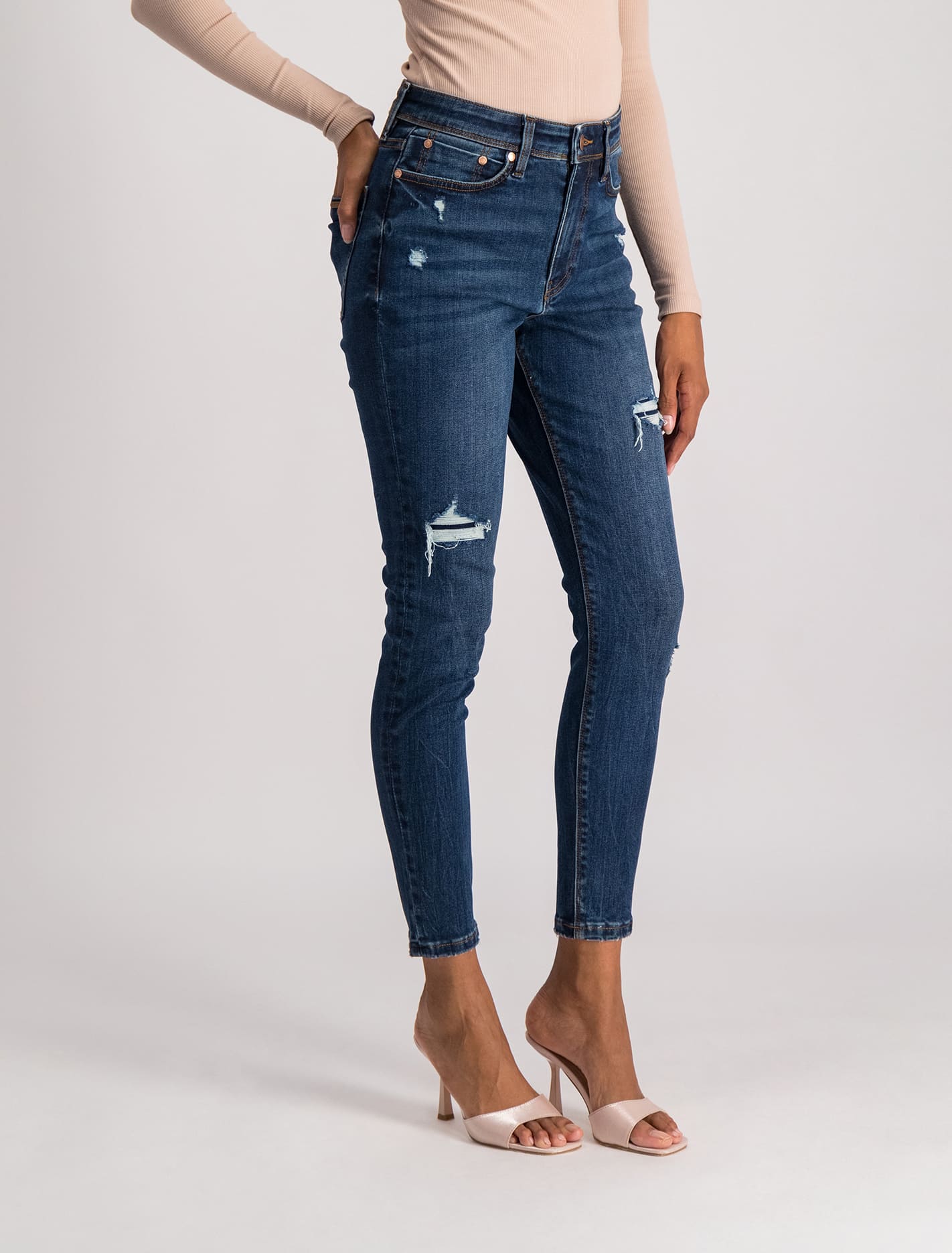 Nala Mid-Rise Skinny Jeans Forever New