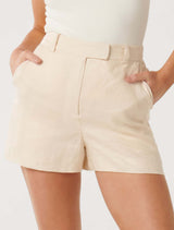 Lottie Linen Shorts Forever New