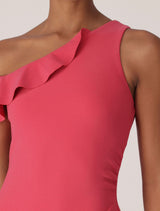 Tyra One Shoulder Ruffle Bodycon Dress Forever New