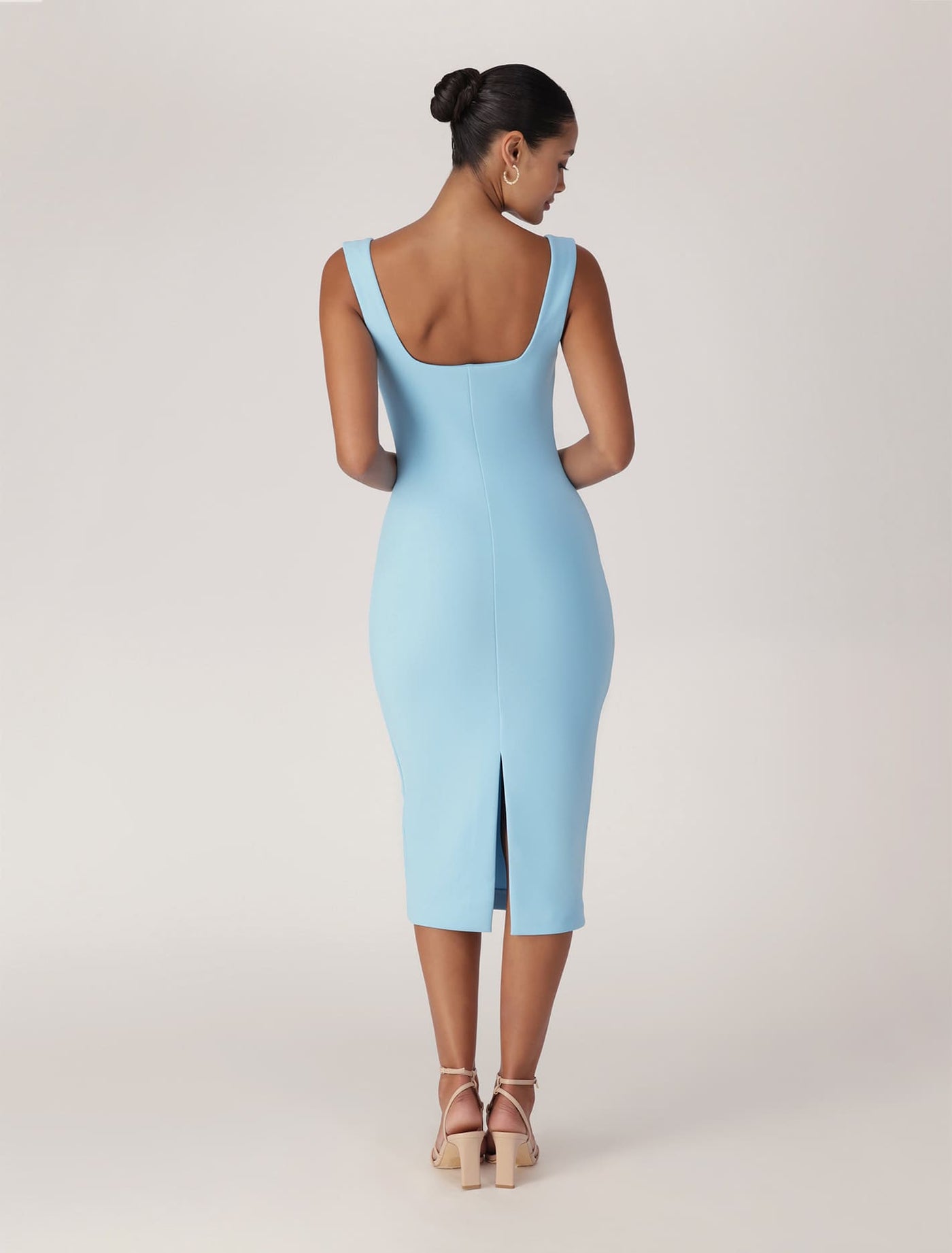 Forever your fashion girl teal blue bodycon dress