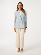 Fran Petite Double Breasted Blazer Forever New