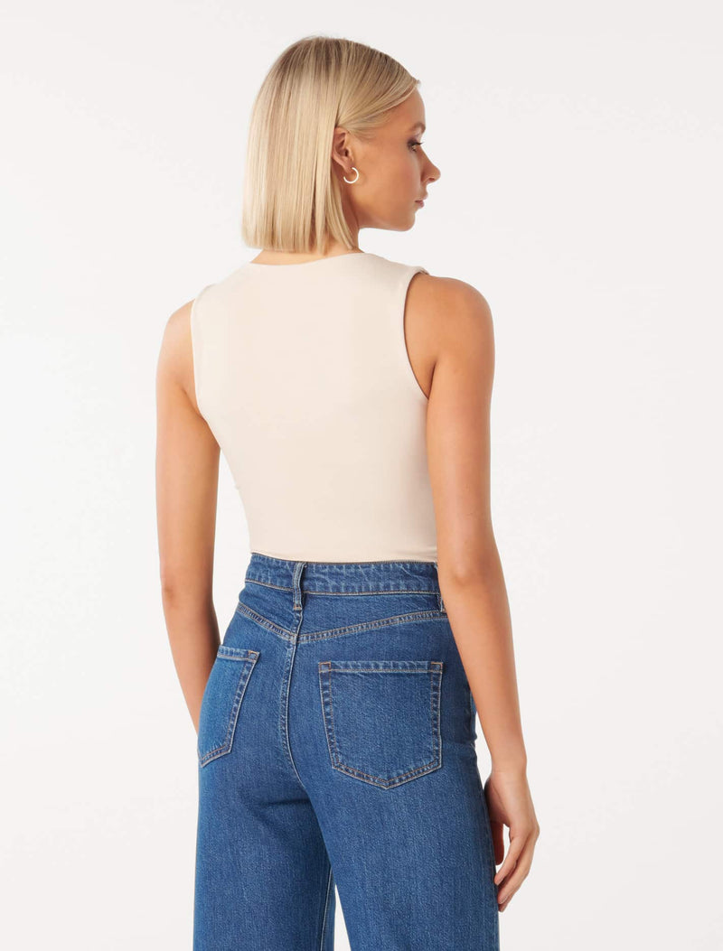 Skyla V-Neck Tank Top Forever New