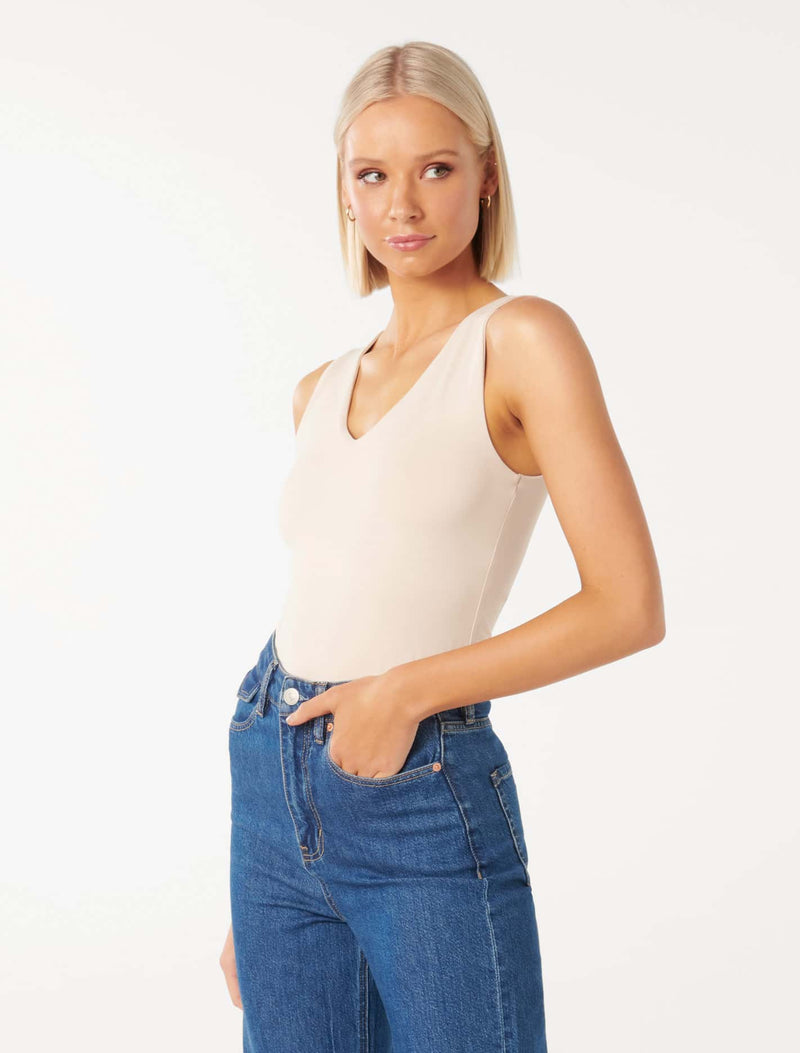 Skyla V-Neck Tank Top Forever New