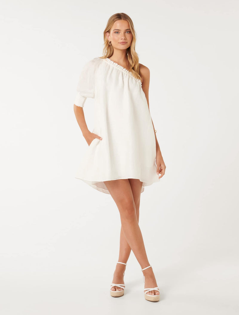 Isabelli One-Shoulder Mini Dress Forever New