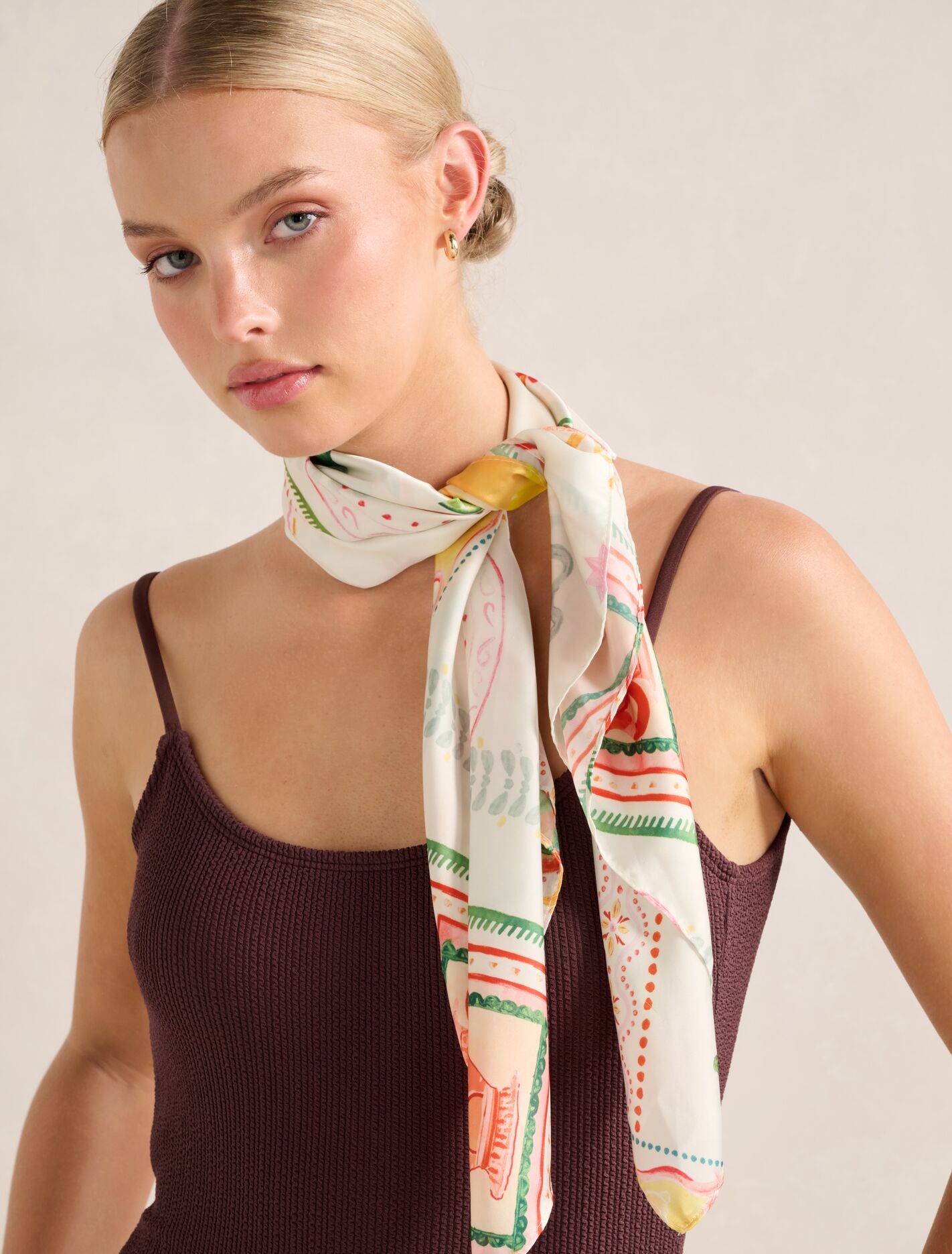 Gabbie Satin Scarf