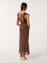 Paige Petite Ruffle Midi Dress Forever New