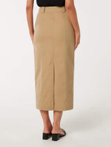 Farrah Pintuck Maxi Skirt Forever New
