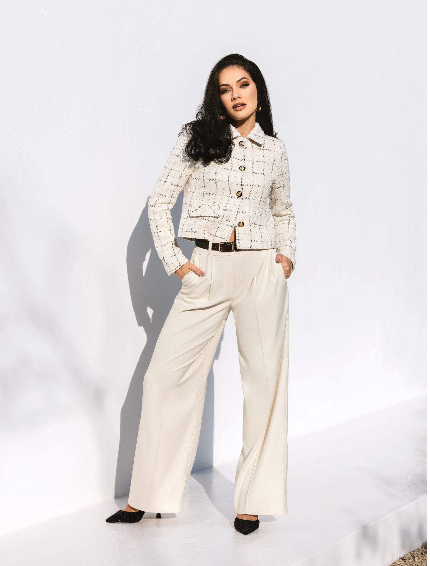 Edweena Belted Wide Leg Pants Forever New