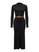 Luisa Fit And Flare Belted Midi Dress Forever New