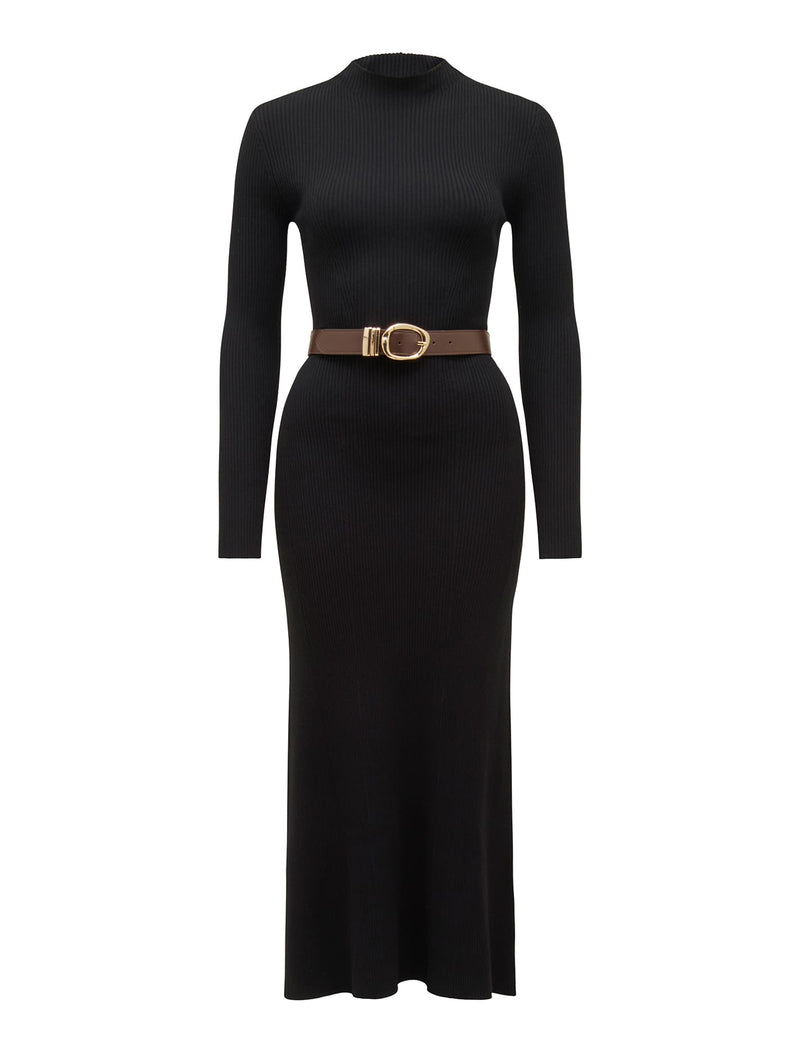 Luisa Fit And Flare Belted Midi Dress Forever New