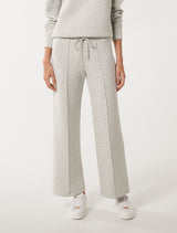 Tiana Wide Leg Track Pants Light Grey Marle Forever New