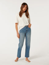 Niki Ankle Straight Jeans Forever New