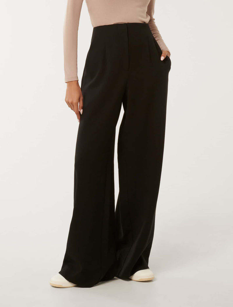 Freya Petite High Waist Wide Leg Pants Forever New