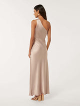 Emily Petite One Shoulder Maxi Dress Forever New