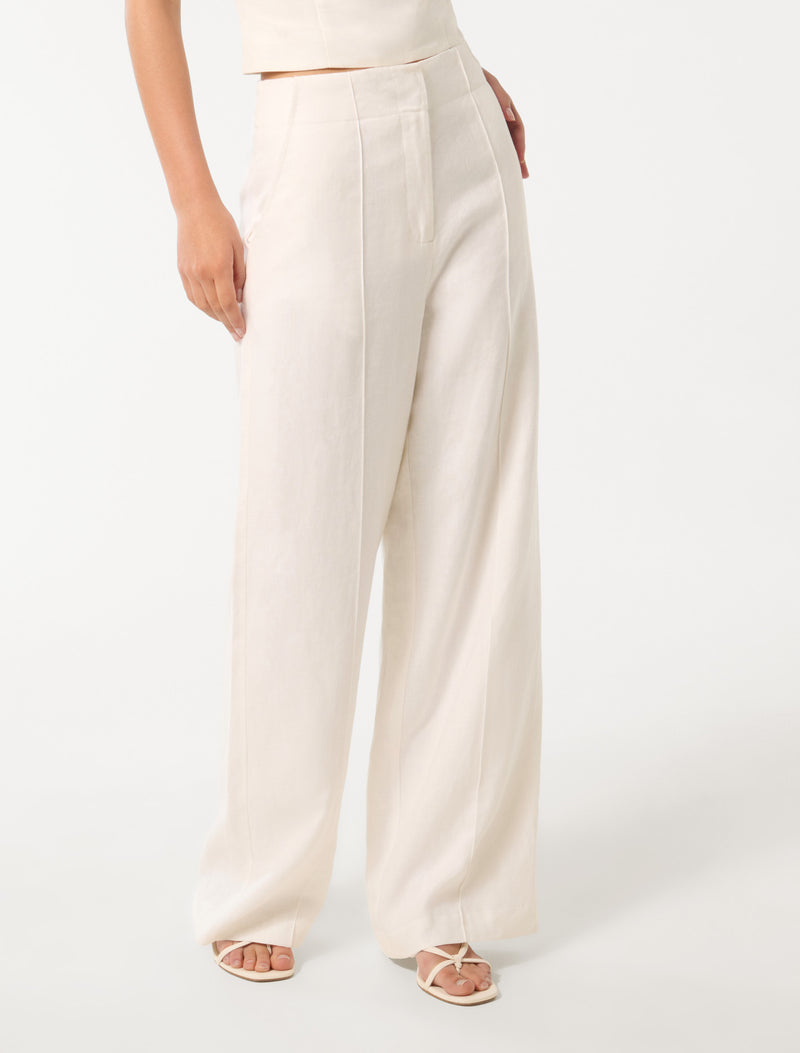 Posey Linen Wide Leg Pants Forever New