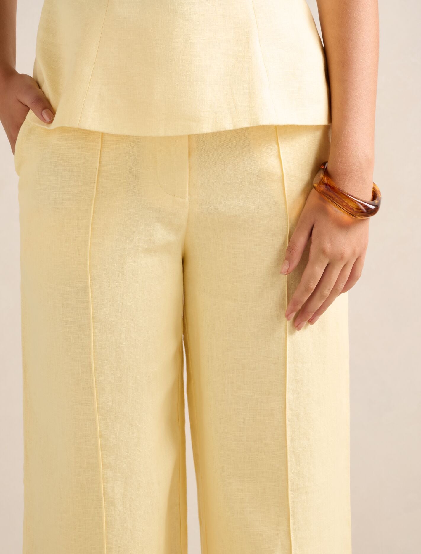 Posey Linen Wide Leg Pants Forever New