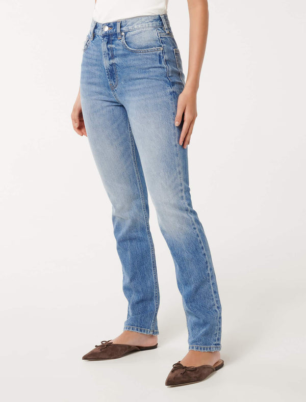 Rebecca High Rise Straight Jeans Forever New