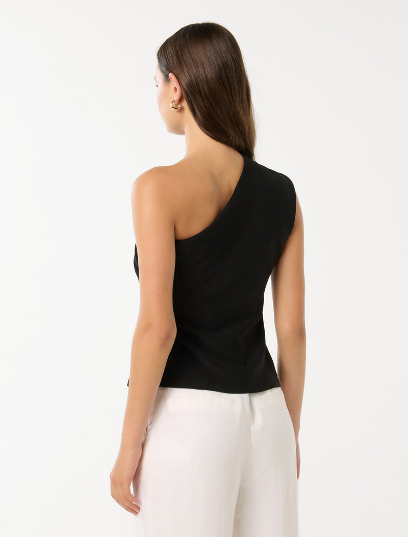 Cecilia Tuck Shoulder Top Forever New