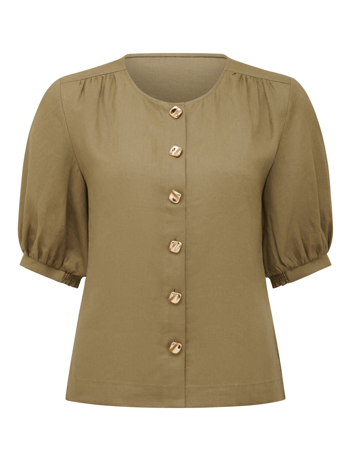 Riley Button Front Top