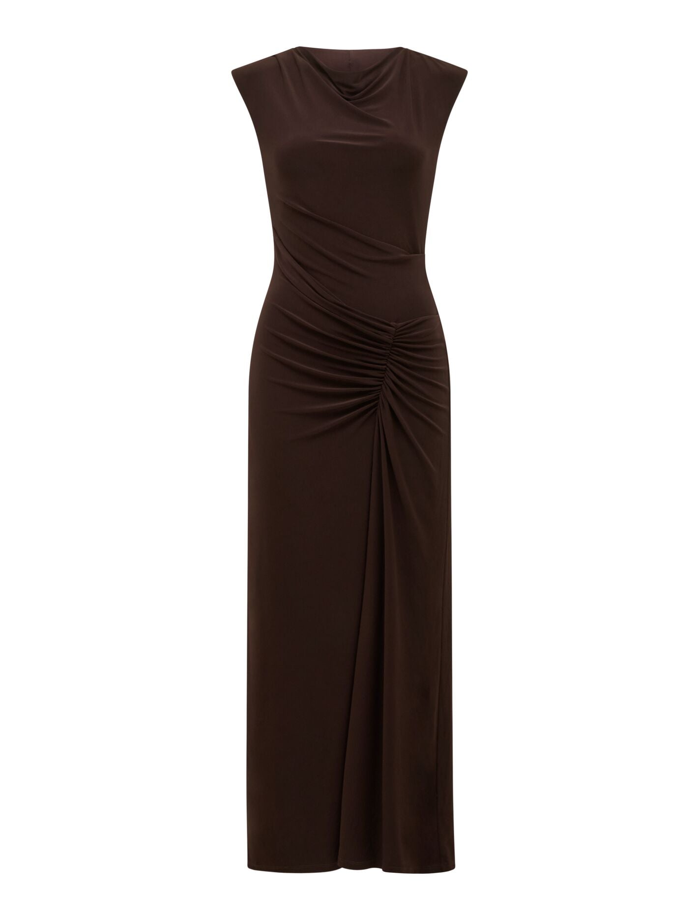 Carrie Draped Bodycon Midi Dress