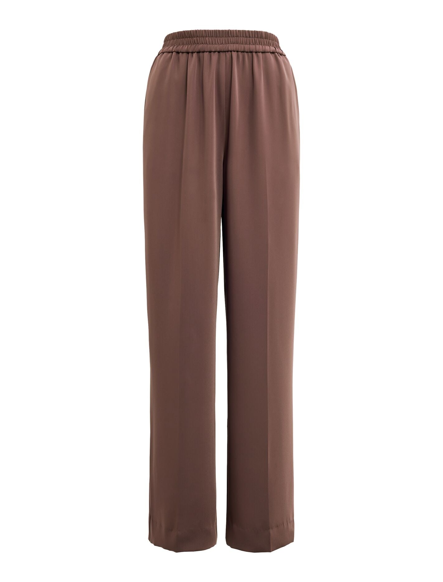 Enya Elastic Wide Leg Pants Espresso Set | Forever New