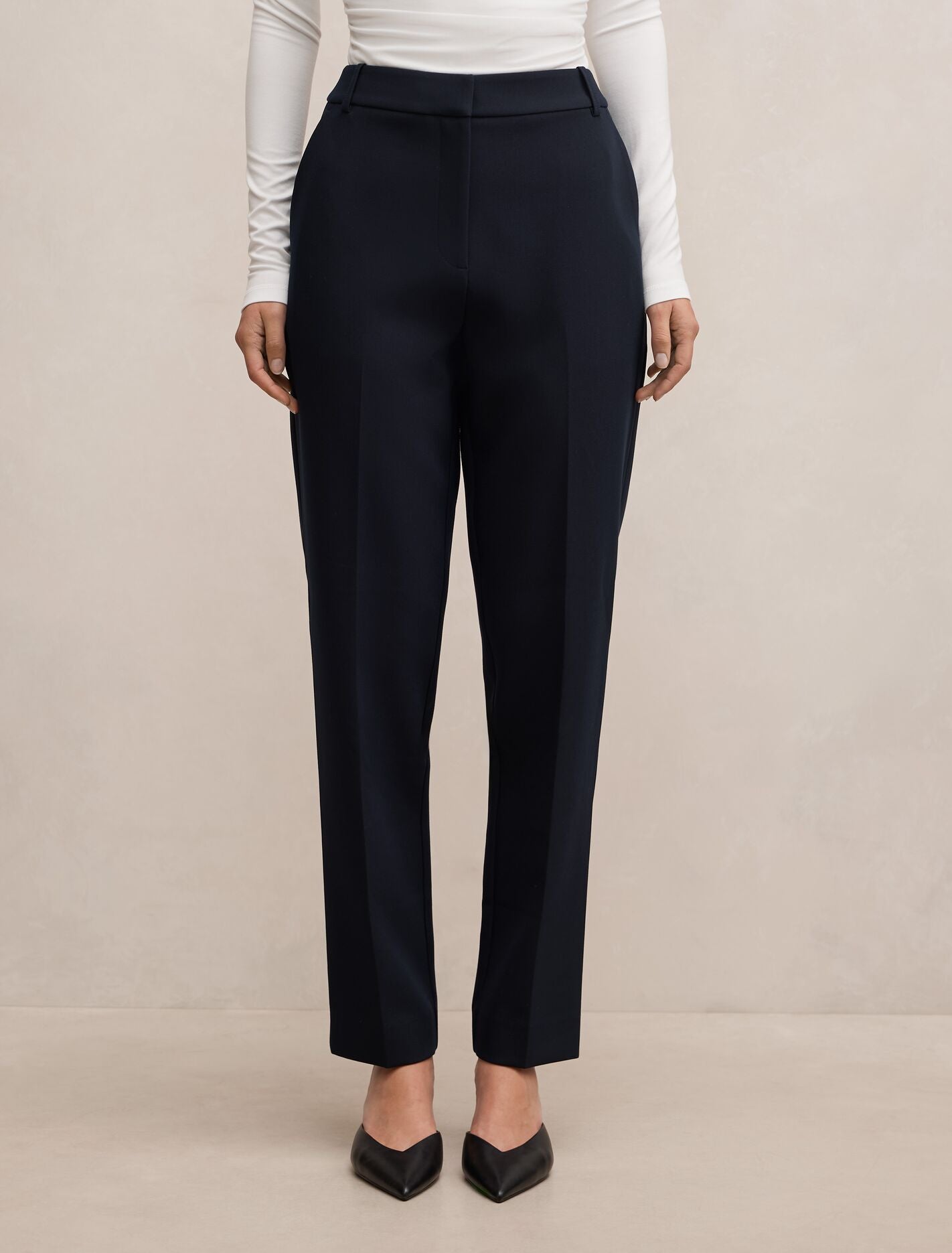 Asher Tapered Pants Dark Navy Forever New