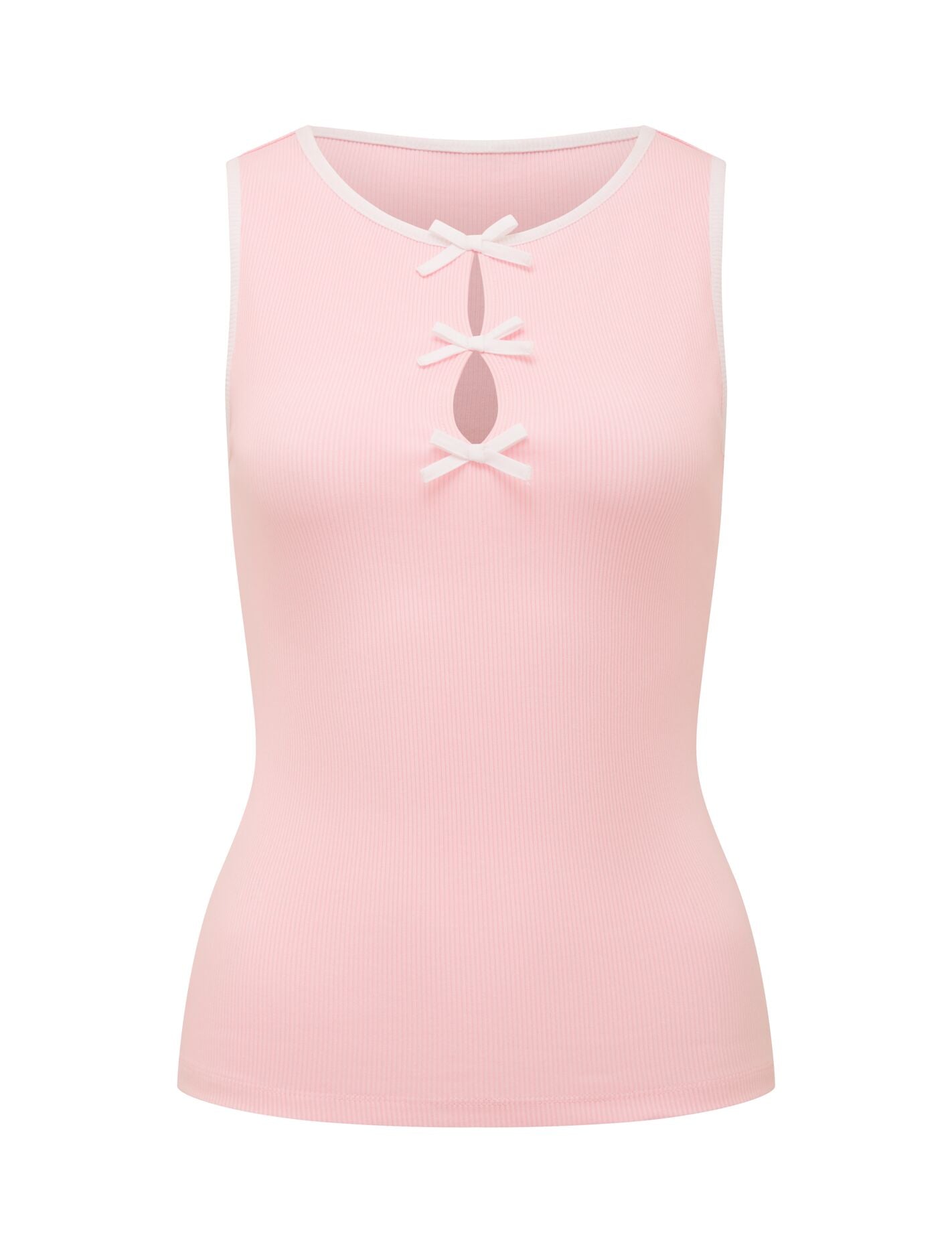 Brookie Bow Front Tank Top Forever New