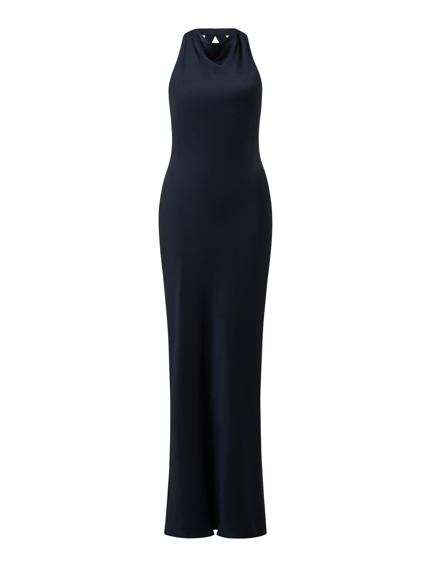 Audrey Satin Backless Maxi Dress