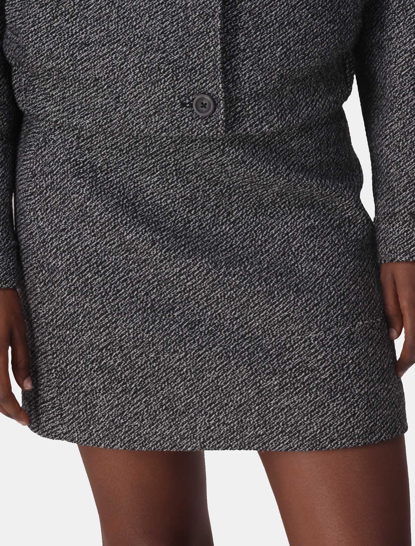 Lennon Textured Mini Skirt Forever New