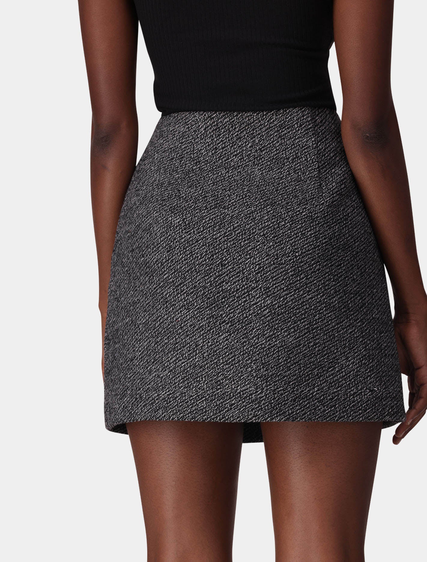 Lennon Textured Mini Skirt Forever New