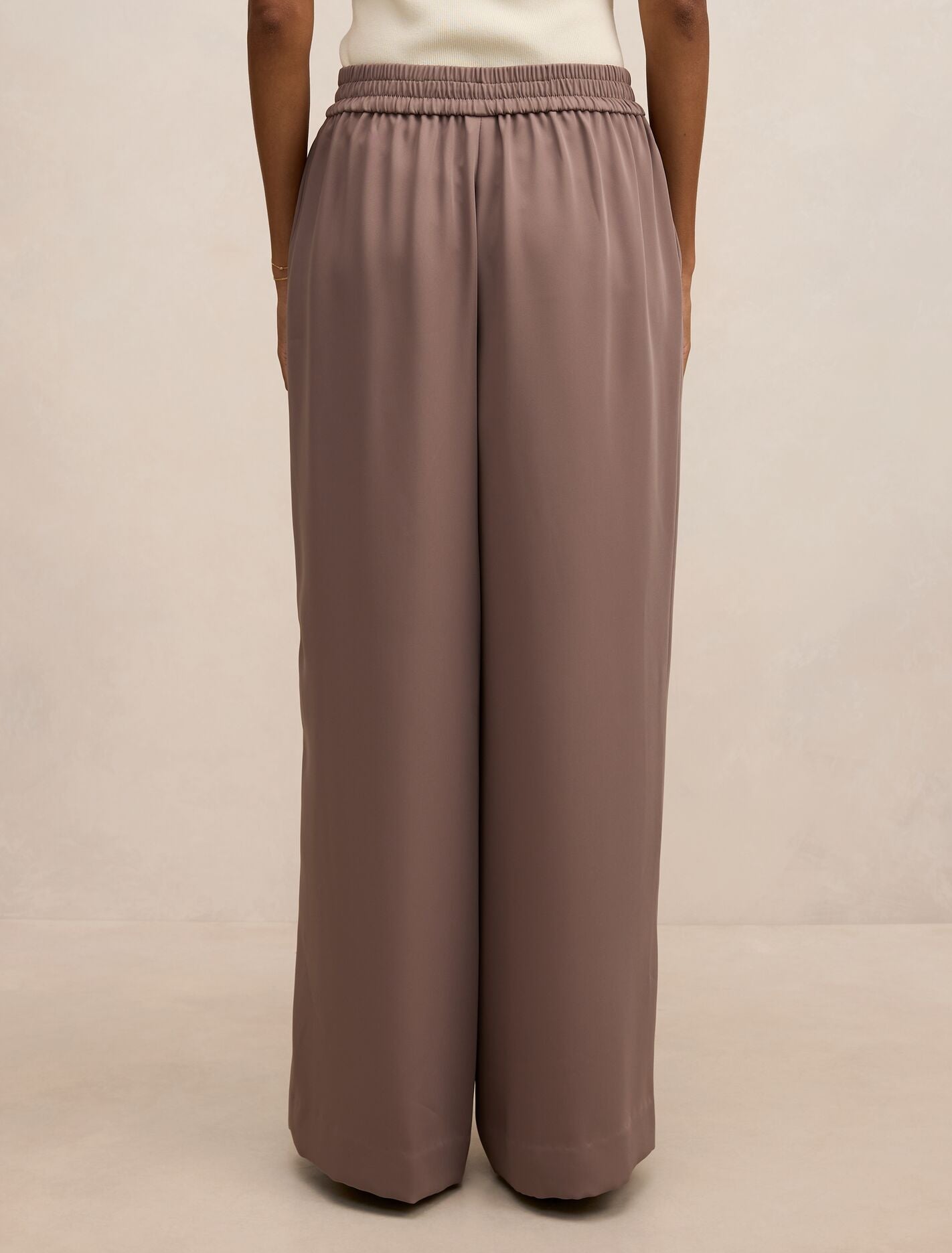 Enya Petite Elastic Wide Leg Pants Forever New