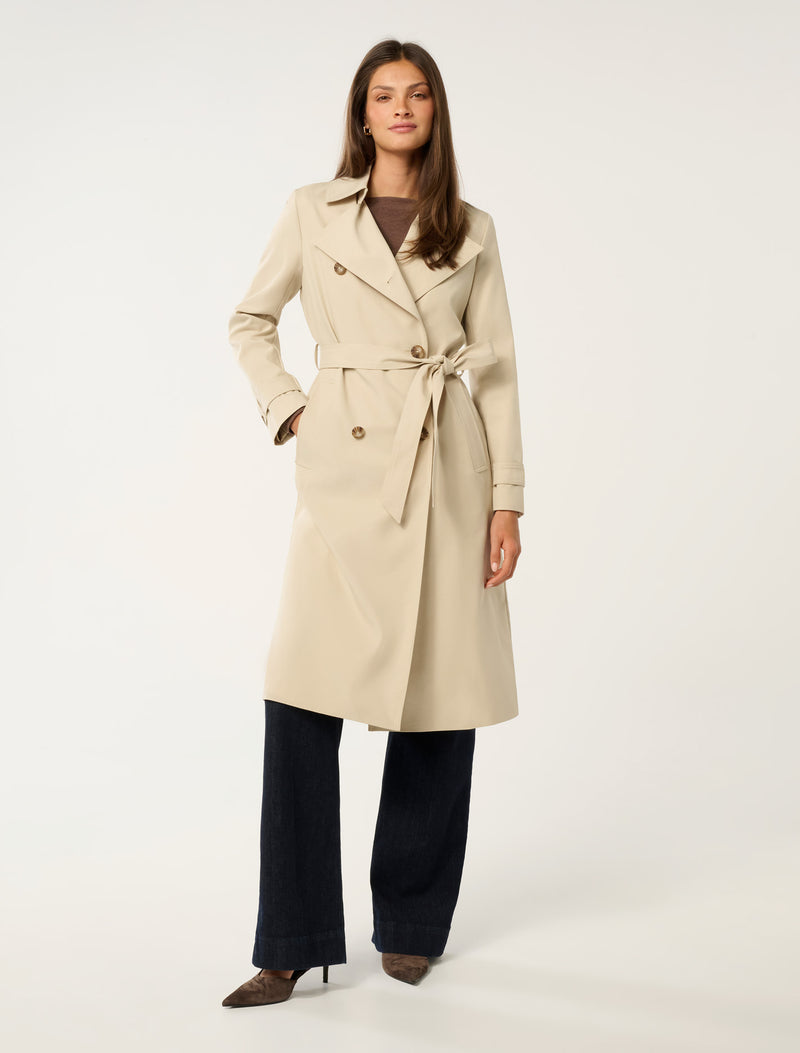 Stacey Soft Trench Coat Forever New