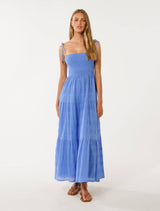 Freya Strappy Tiered Maxi Dress Forever New