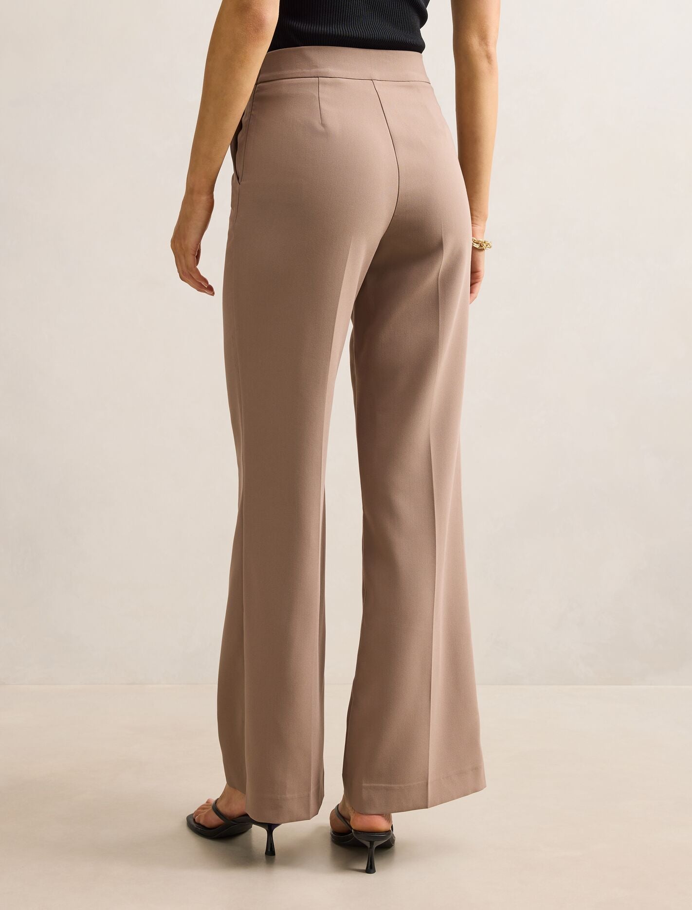 Marissa Wide Leg Pants Oak | Forever New