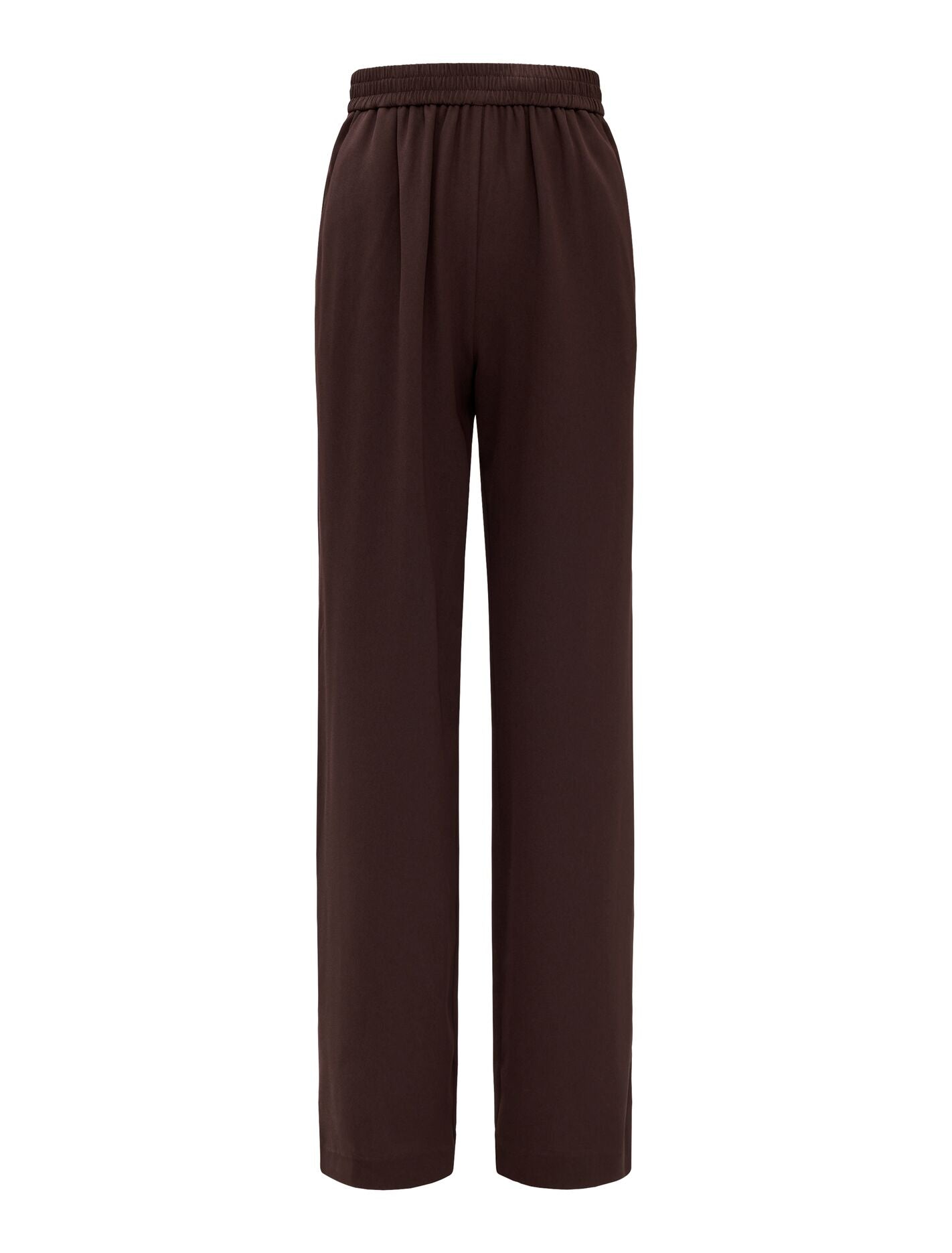 Aleyna Side Stripe Wide Leg Pants Chocolate Forever New