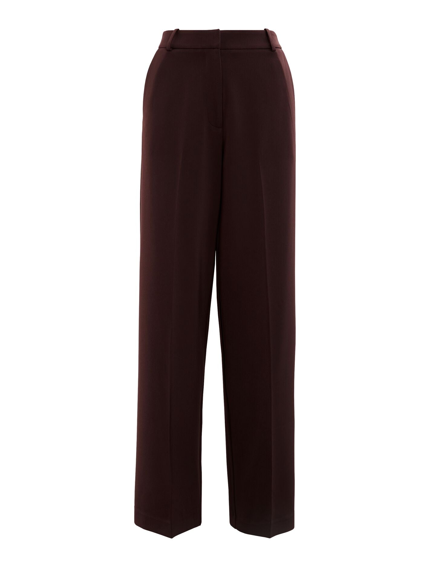 Oaklyn Wide Leg Pants Chocolate Suit | Forever New