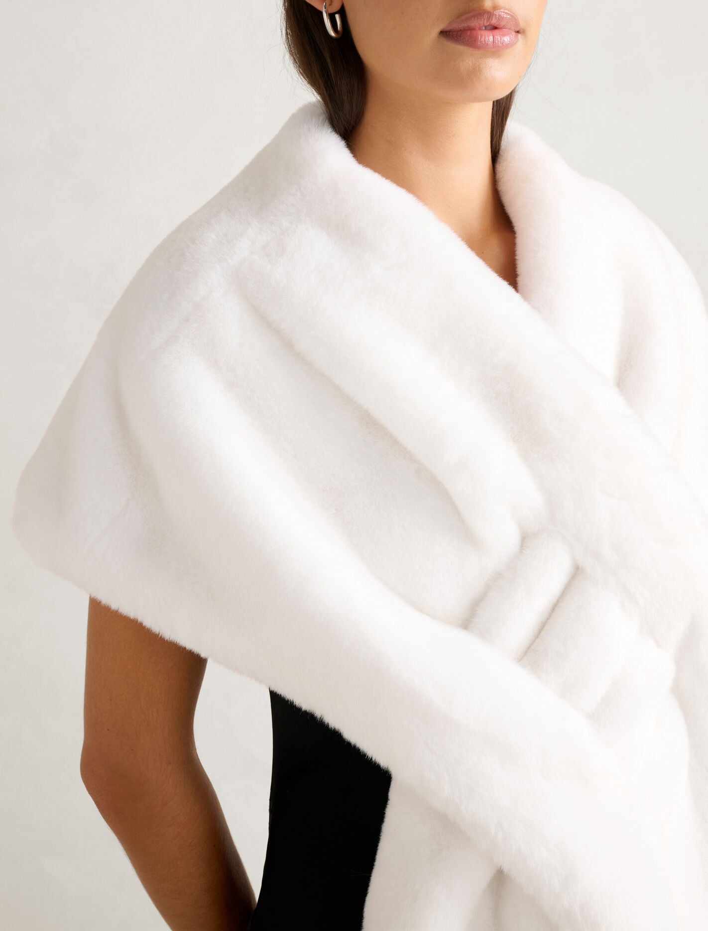 Felicity Faux Fur Wrap Forever New