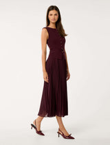 Lelani Pleat Hem Midi Dress Forever New