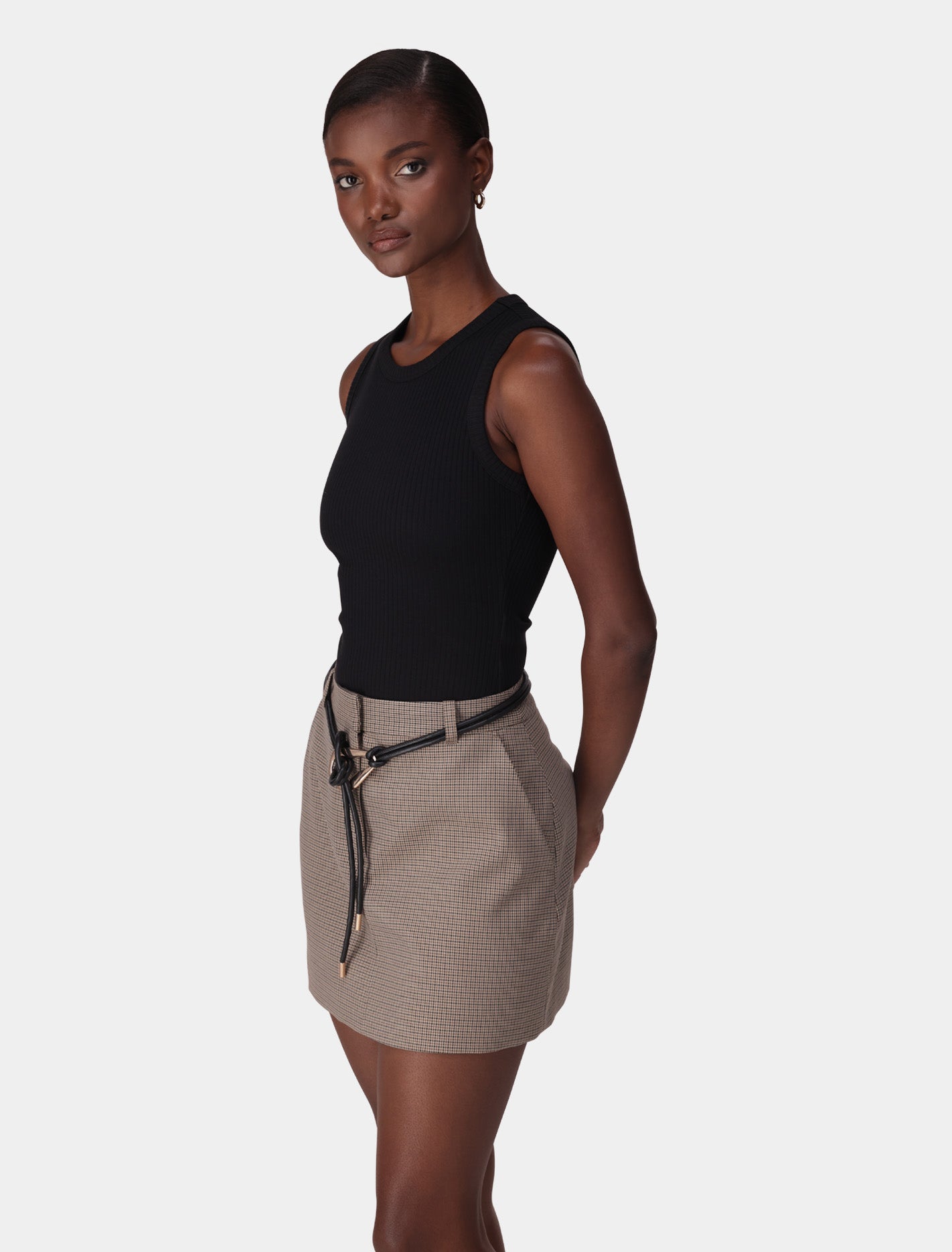 Malia Check Mini Skirt Forever New