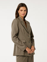 Clarette Nipped Waist Blazer Forever New