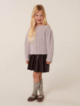 Alina Girls Fluffy Cardigan Forever New