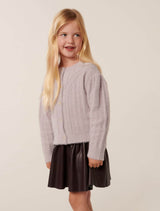 Alina Girls Fluffy Cardigan Forever New