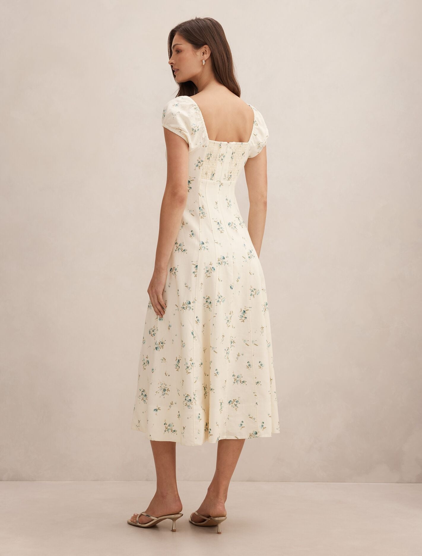Sallie Tie Front Midi Dress Forever New