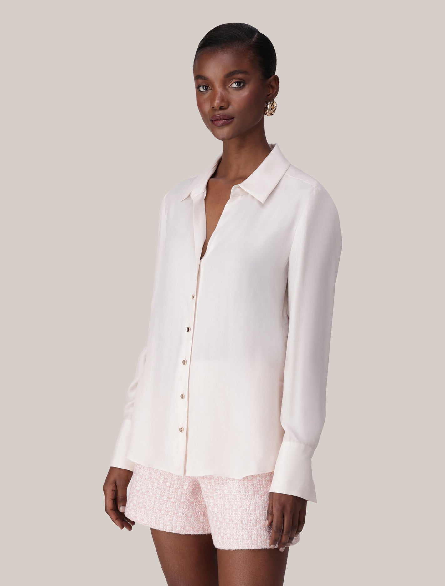 Bonnie Cupro Shirt Forever New