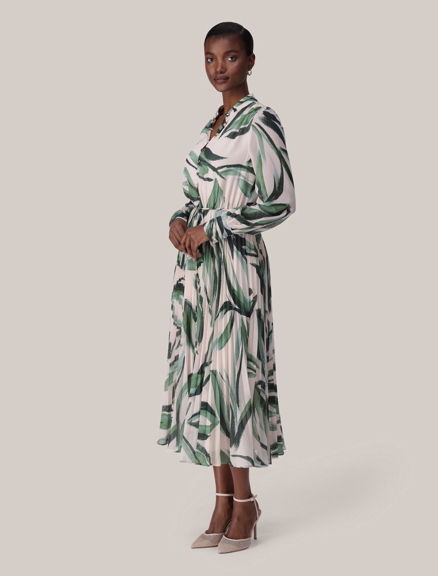 Annabel Button Through Midi Dress Forever New