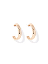 Signature Lila Large Curve Hoop Earrings Forever New