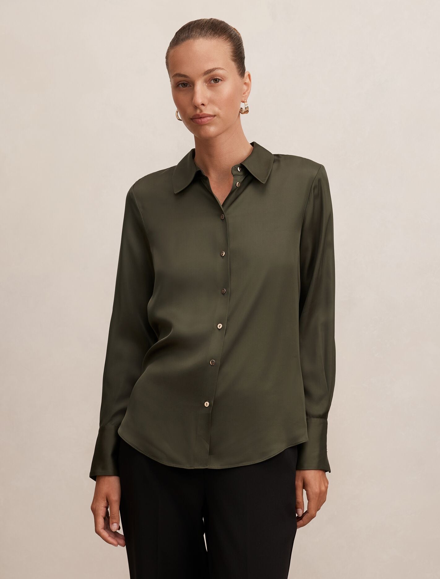 Coco Satin Shirt Forever New